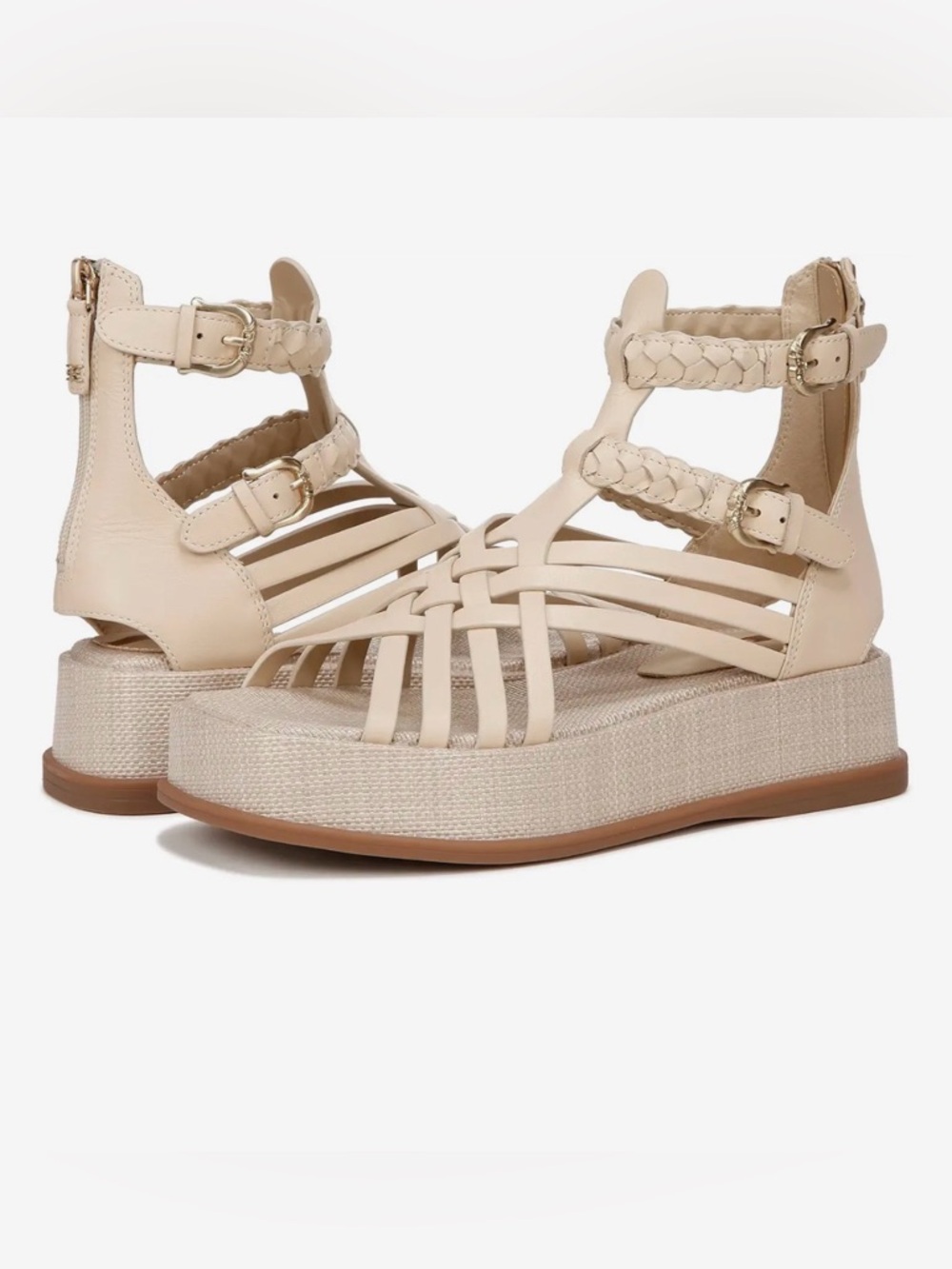 Sam Edelman Tan Wedges Brand New in box with dust bag